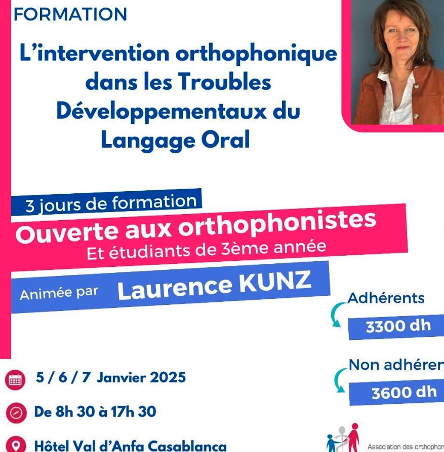 Trouble Développemental du Langage Oral (3 jours de formation)